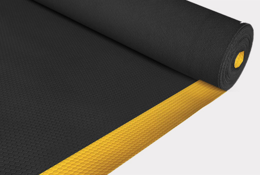 Elektrik Paspası 3 mm 20 kV Siyah Sarı İkaz Şeritli)