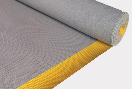 İzole Paspas 3 mm 20 kV Gri Sarı İkaz Şeritli)